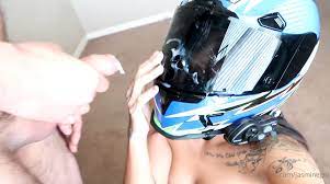 Motorcycle helmet porn
