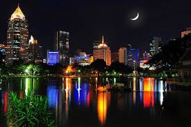 Lumpini Park Lights Photo Taken On October 11 2010 In Suan Lumphini Bangkok Bangkok Th Using A Niko Bangkok Travel Night Photography Bangkok