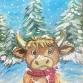 Paint Nite: Snowy Cow event image