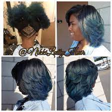 Blue Hair African American Hair Undercut Undercut Hairstyles Black Women Hairstyles Undercut Hairstyles Women