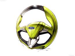 2009 Ford Iosis Max Concept Steering Wheel Design Sketch Car Interior Sketch Car Design Automotive Design
