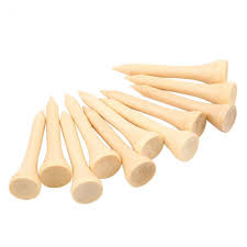 Golf Bag Gfortune 100pcs Professional Wooden Golf Tees Ball Marker Aerodynamically Designed Lowresistance Tip Ecofriendly Ball Markers Woods Golf Golf Tees