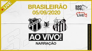 Последние твиты от ceará sporting club ᶜˢᶜ (@cearasc). Ao Vivo Ceara 0 X 1 Santos Brasileirao 05 09 20 Youtube