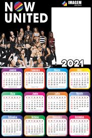United airlines, partner of the u.s. Calendario 2021 Now United Para Montagem De Foto Imagem Legal Calendario De Fotos Convite De Carros Montagem De Foto