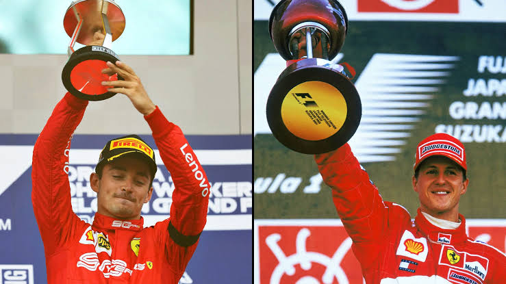 Charles Leclerc set to challenge one of Michael Schumacher’s Ferrari records