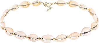 Der zahn ist ca 10 zentimeter lang und komplett massiv aus 925 sterling silber. Elli Halskette Echte Kauri Muscheln Beach 925 Sterling Silber Gold Gortz 92703801