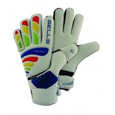 Sells Total Contact Elite Aqua Soccer Goalkeeper Gloves White Multi Color