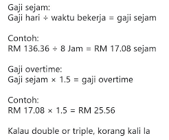 Cara pengiraan jumlah caruman untuk epf. Cara Kira Gaji Bulanan