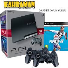 Sony Ps3 320gb 26 Oyun Yuklu 2 Kol Sifir Fifa 2019 Yuklu Fiyatlari Ve Ozellikleri