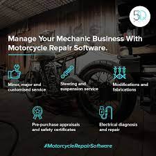 Manage Your Mechanic Business With Motorcycle Repair Software Motorcycle Repair Mechanic Repair