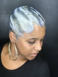 What better way to complete your glamour look than with beautifully shaped. Pin By Jakari J On Finger Waves Finger Wave Hair Finger Waves Hair Styles