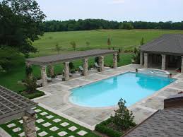 Full Color Bluestone Pool Deck Caney Fork Columns With Indiana Limestone Pool Coping And Squares Pool Houses Dream Backyard Pool