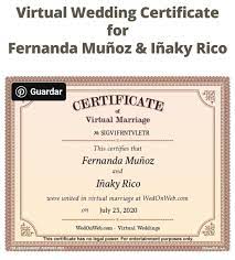 Virtual wedding pic certificate / virtual weddings. On Twitter El Amarre Si Funciono Https T Co Qqzybzeydx