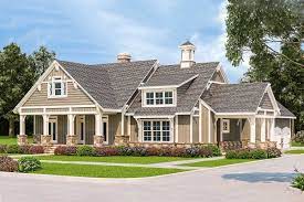 Plan 55209br 3 Bed Craftsman Home Plan With Side Porch Options Craftsman House Plans Craftsman House Architectural Design House Plans