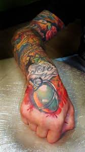 Art bomb tattoo all custom tattoos. Hand Bomb Tattoo By Ivan Yug