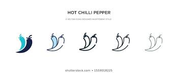 Hot Chilli Pepper Icon In Different Style Vector Illustration Two Colored And Black Ho Stuffed Peppers Icon Chilli Pepper