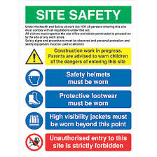 Site Safety Sign 800 X 600mm Safety Signs Screwfix Com A must for all ladders kicksteps and podiums. site safety sign 800 x 600mm