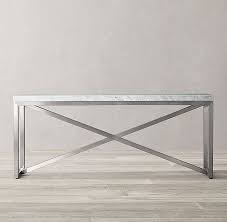 72 Torano Marble Rectangular Console Table At Rh Console Table Marble Table Top Table