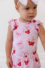 Cherries Twirl Bodysuit Dress