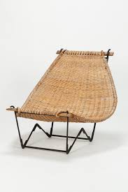 John Risley Lounge Chair Duyan Rattan 50s Okay Art Coole Stuhle Lounge Chair Sessel