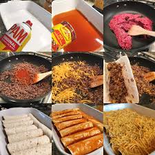Easy Cheesy Beef Enchiladas 4 Ingredients Sweet Little Bluebird