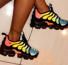 89 Nike Air Vapormax Plus Tropical Sunset Womens Sneaker Heels Sneakers Fashion Hype Shoes