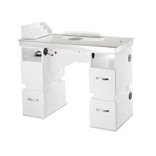 Factory Nail Station Art Dust Collector Manicure Table China Beauty Salon Equipment Supplier Manicure Table Nail Salon Furniture Nail Station