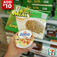 Some are bentos (boxed lunch), onigiri (rice balls), sando (sandwiches), some hot foods at the counter like fried chicken, corndogs, fries, oden, nikuman (pork buns), yakitori, and more. 7 Eleven Philippines What S A Meal Without Dessert Get A Busog Meal And Just Add P10 For A Zott Dessert Magpakabusog Na Sa 711ph Promo Runs Until April 11 To June 7 Facebook