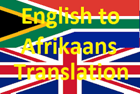 Translate English To Afrikaans By Magneticballoon