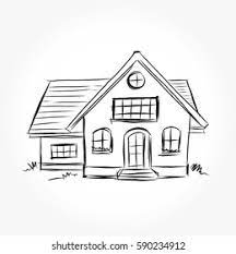 3,000+ vectors, stock photos & psd files. Sketch House Architecture Drawing Free Hand Stock Vector Royalty Free 590234912