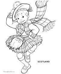 The original format for whitepages was a p. Scotland Coloring Page Coloring Home