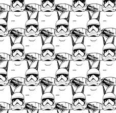 Star Wars Stormtrooper Crowds Quilting Fabric Film Fq Camelot Fabrics In White Star Wars Fabric Star Wars Stormtrooper Fabric