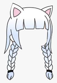 Choose and create the most unique and coolest characters for your stories and cartoons. Gacha Hair White Blue Braids Freetoedit Gacha Life Free Transparent Clipart Clipartkey