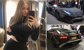 But, this was a coupe version, leaving those who like to drive with the top down out of the fun. Russian Instagram Star Fits 2 Million Swarovski Crystals To Her Car Daily Mail Online