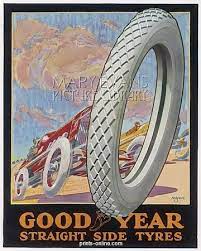 Print Of Advert Goodyear Tyres Goodyear Tires Poster Prints Goodyear