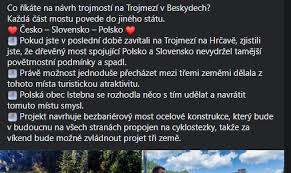 K trojmezí vede žlutá turistická značka. Trojmost Na Trojmezi
