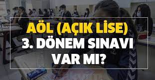 Açık öğretim lisesi'nin resmi internet sitesinde yayınlanan bilgilere göre; Aol 3 Donem Sinavi Kayit Yenileme Tarihi Ne Zaman Aol Acik Lise 3 Donem Sinavi Var Mi Aol Den Mujde Takvim
