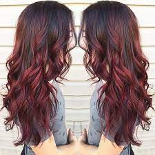 New Fashion Purple Big Wave Long Wig Natural Loose Curly Hair Wig Party Wig Beautiful Wig For Women Halloween Cosplay Costume Wish Red Balayage Hair Balayage Hair Red Balayage