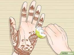 It also serves to seal the henna and protect the design. How To Remove A Henna Stain 9 Steps With Pictures Wikihow