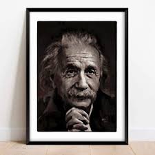 Albert Einstein Quote Design Printed
