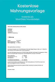 Check spelling or type a new query. Kostenlose Word Vorlage Fur Mahnungen Vorlagen Finanzen Kostenlose Vorlagen