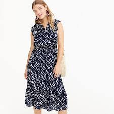 J Crew Mercantile Cap Sleeve Midi Dress In Dragonfly Print Midi Dress With Sleeves Dresses Midi Dress