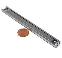 80 LB Pull 5x1/2x1/4" Countersunk Hole Strong Neodymium Channel Magnet |  Rectangular Pot Magnet