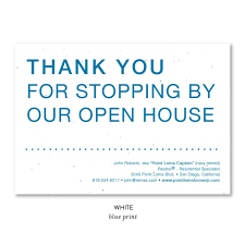 Check spelling or type a new query. Unique Open House Realtors Thank You Cards On Seeded Paper By Green Business Print