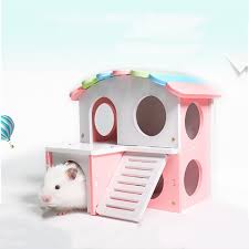 Perfect for a nursery or for fun in any room of the house. Diy Small Animal Toy Two Layers Luxury Slide Castle Pet Nest For Small Animals Like Dwarf Hamster Wood Cage Dwarf Hamster Hide House Gerbil Mouse Mimbarschool Com Ng