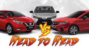 2020 vios 主要的改变的细节在于车头，新的车头设计看起来有点像 camry xv50 美规版本，整个前保险杆都做出了改变，并且采用了大面积的钢琴黑材质，另外头灯. Performance Head To Head Nissan Almera Vs Honda City Vs Toyota Vios Autobuzz My