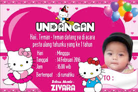 Berikut yang dapat kami bagikan terkait contoh undangan ulang tahun anak hello kitty. Jual Undangan Ultah Thank Card Tema Hello Kitty Di Lapak Arnadia Shop Bukalapak
