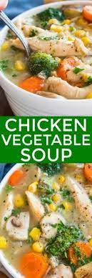 Chicken Vegetable Soup Recipe Vegetable Soup With Chicken Chicken And Vegetables Soup Recipes