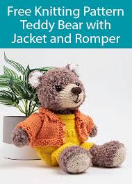 A teddy bear becomes much more special when you make it yourself. Teddy Bear Knitting Patterns In The Loop Knitting
