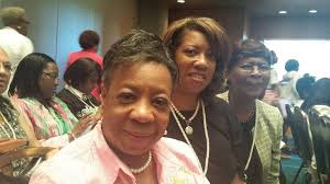 Leadership Chairman, Soror Kimberly Agnew Borders and Sorors Bettie Agnew  and Roxy Mckinney were "Caught in the Leadership Act" at Boule 2016 in  Atlanta while attending "The HBCU Success Story."